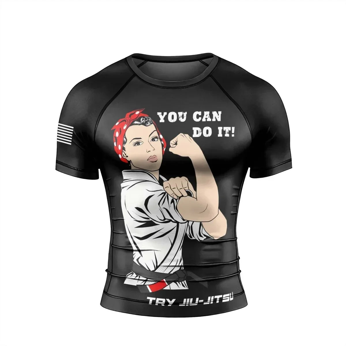 Mom Jiu-Jitsu Men's Short Sleeve Rash Guard
