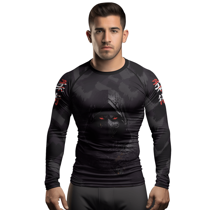 Rashninja Ninja Fury Men's Long Sleeve Rash Guard