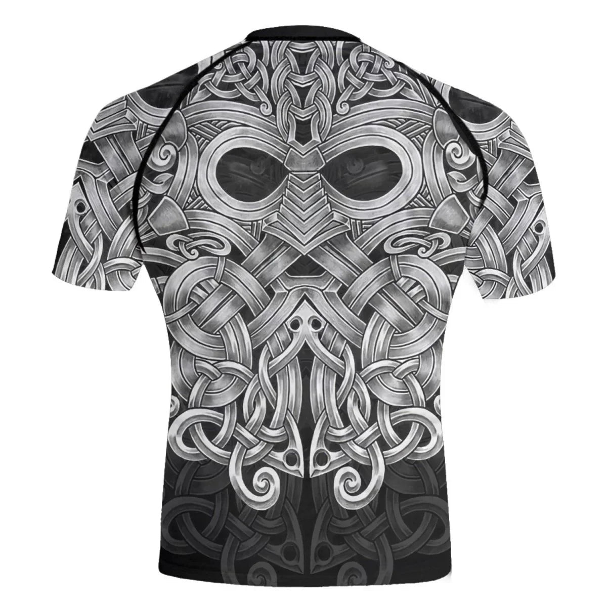Viking Mjolnir Norse Men's Short Sleeve Rash Guard