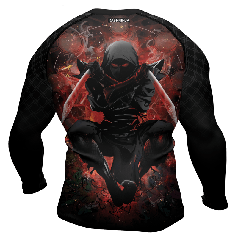 Rashninja Shadow Warrior Men's Long Sleeve Rash Guard