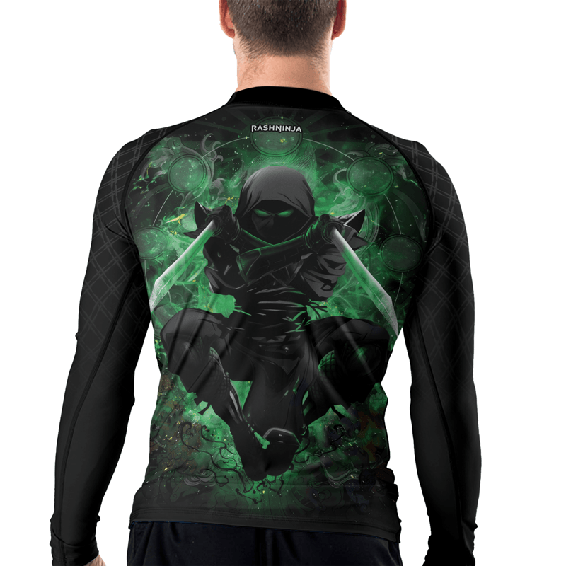 Rashninja Shadow Warrior Men's Long Sleeve Rash Guard