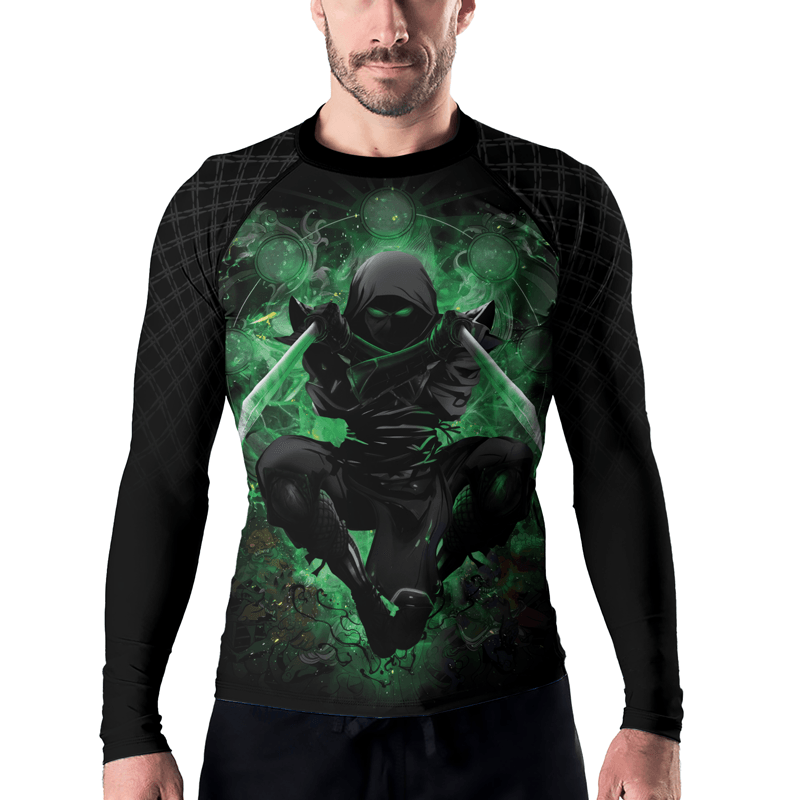 Rashninja Shadow Warrior Men's Long Sleeve Rash Guard
