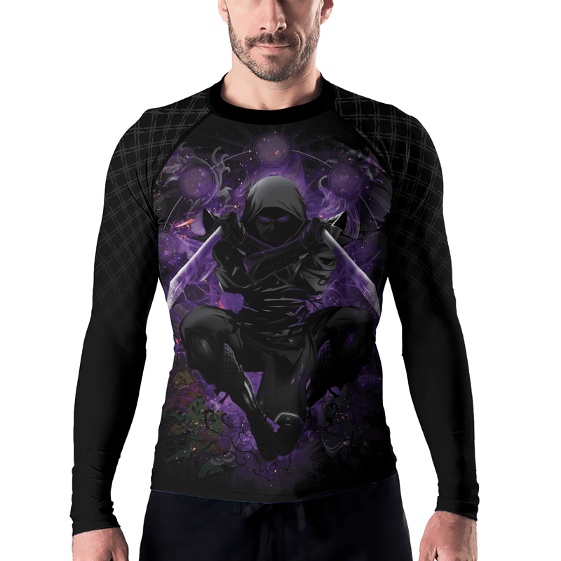 Rashninja Shadow Warrior Men's Long Sleeve Rash Guard