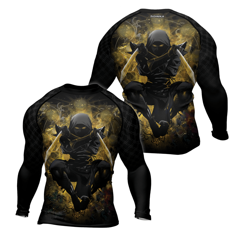 Rashninja Shadow Warrior Men's Long Sleeve Rash Guard