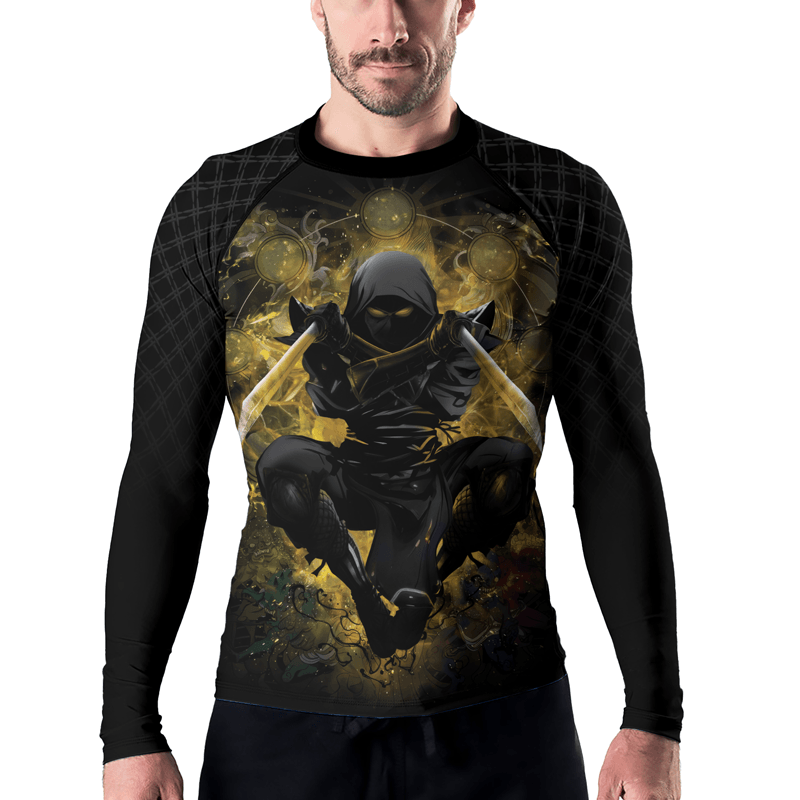 Rashninja Shadow Warrior Men's Long Sleeve Rash Guard