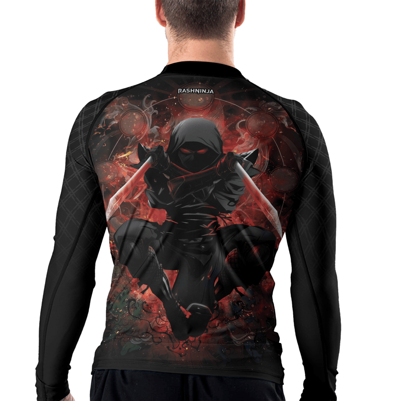 Rashninja Shadow Warrior Men's Long Sleeve Rash Guard