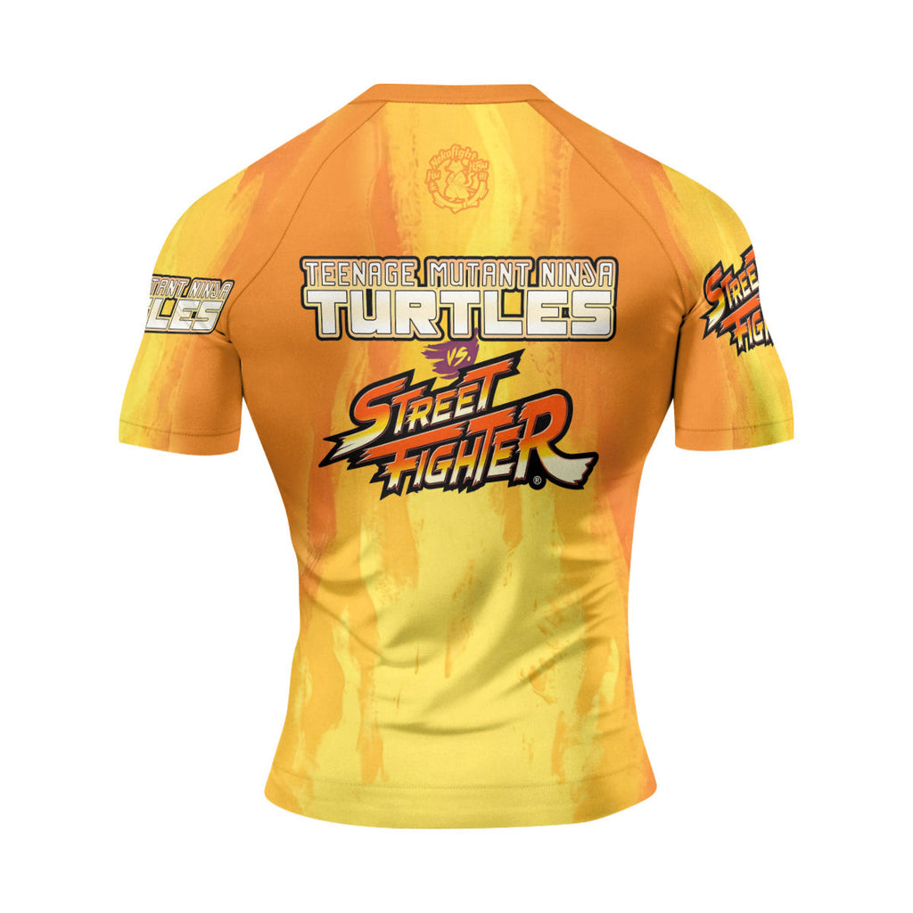 Ninja Turtle Versus Street Fighter Rash Guard