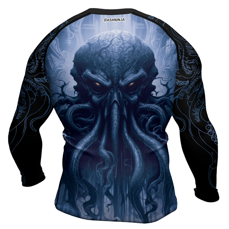 Rashninja Majestic Octopus Men's Long Sleeve Rash Guard