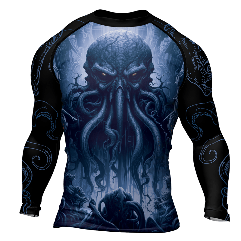 Rashninja Majestic Octopus Men's Long Sleeve Rash Guard