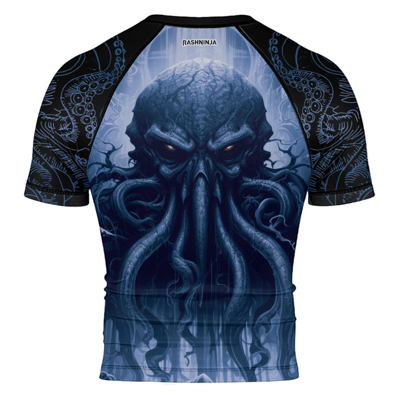 Rashninja Majestic Octopus Men's Short Sleeve Rash Guard