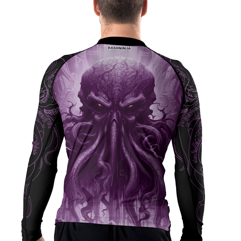 Rashninja Majestic Octopus Men's Long Sleeve Rash Guard