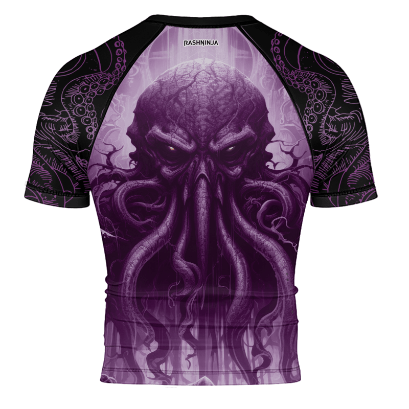 Rashninja Majestic Octopus Men's Short Sleeve Rash Guard