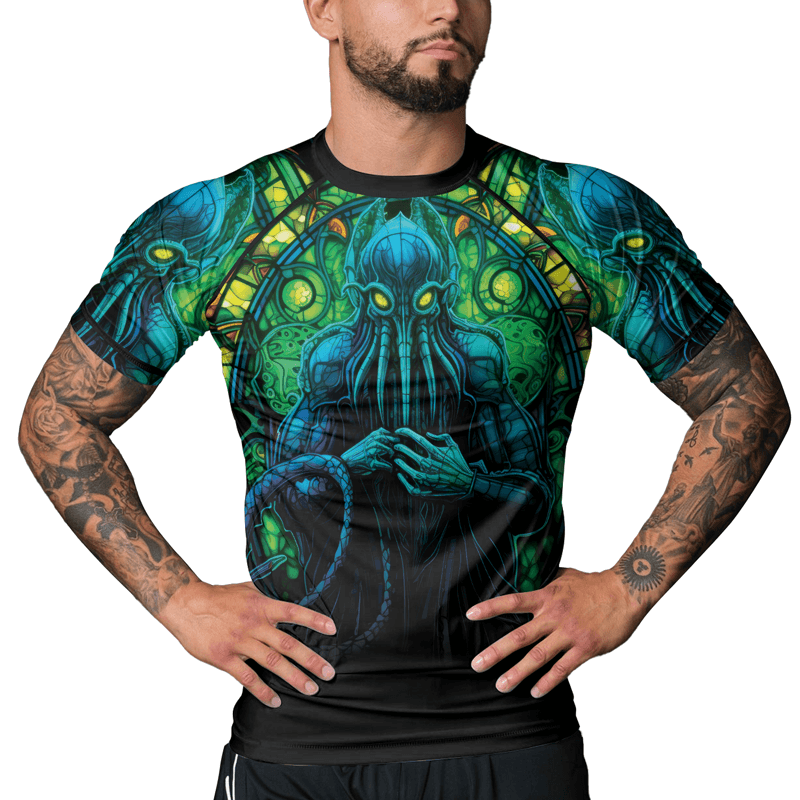 Rashninja Octopus Symphony Men's Short Sleeve Rash Guard