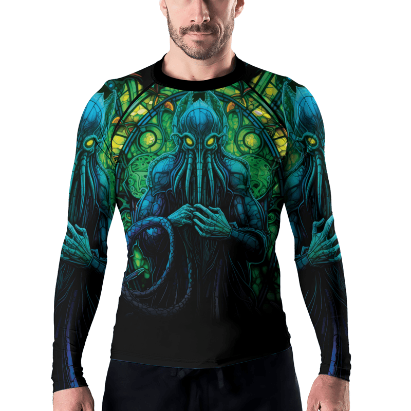 Rashninja Octopus Symphony Men's Long Sleeve Rash Guard