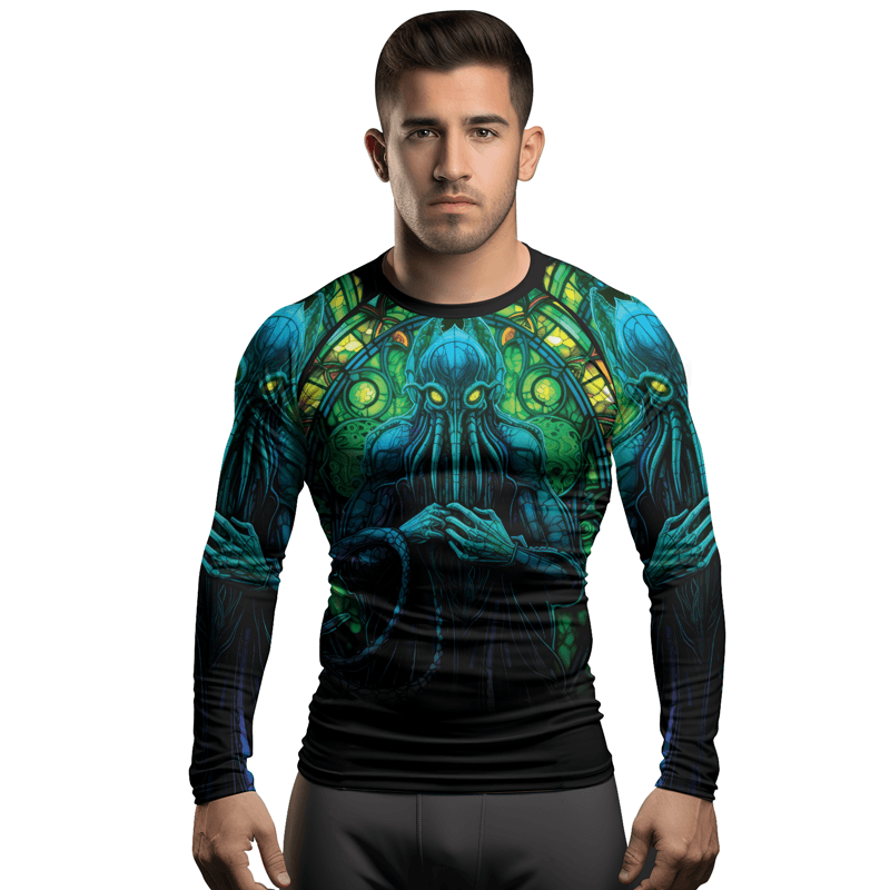 Rashninja Octopus Symphony Men's Long Sleeve Rash Guard