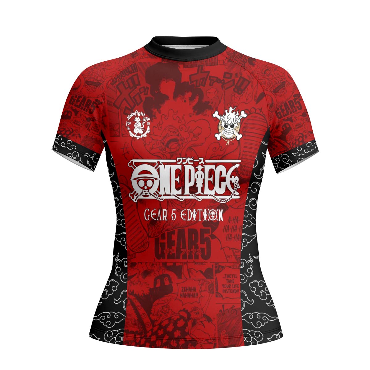 One Piece Luffy Gear 5 Rash Guard