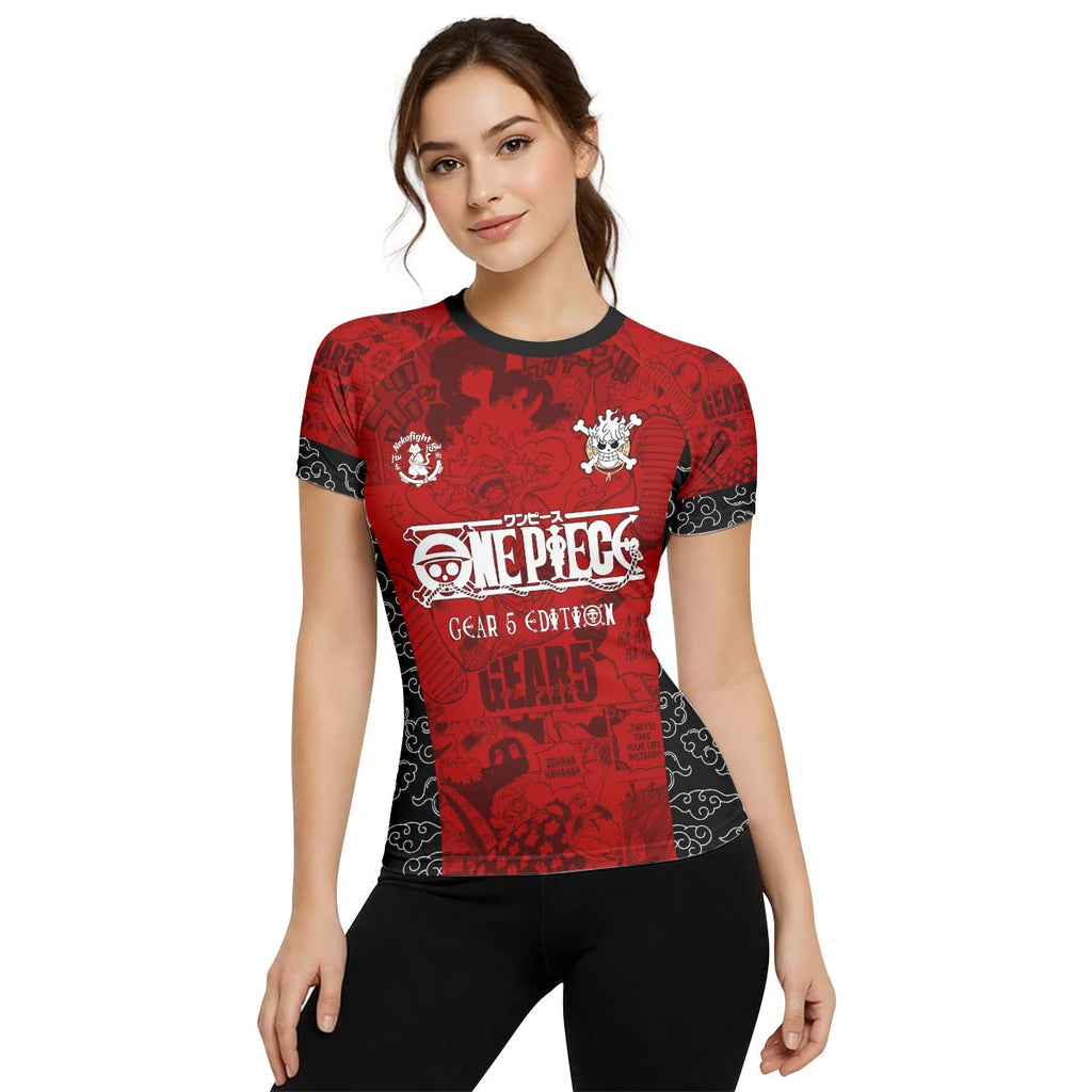 One Piece Luffy Gear 5 Rash Guard