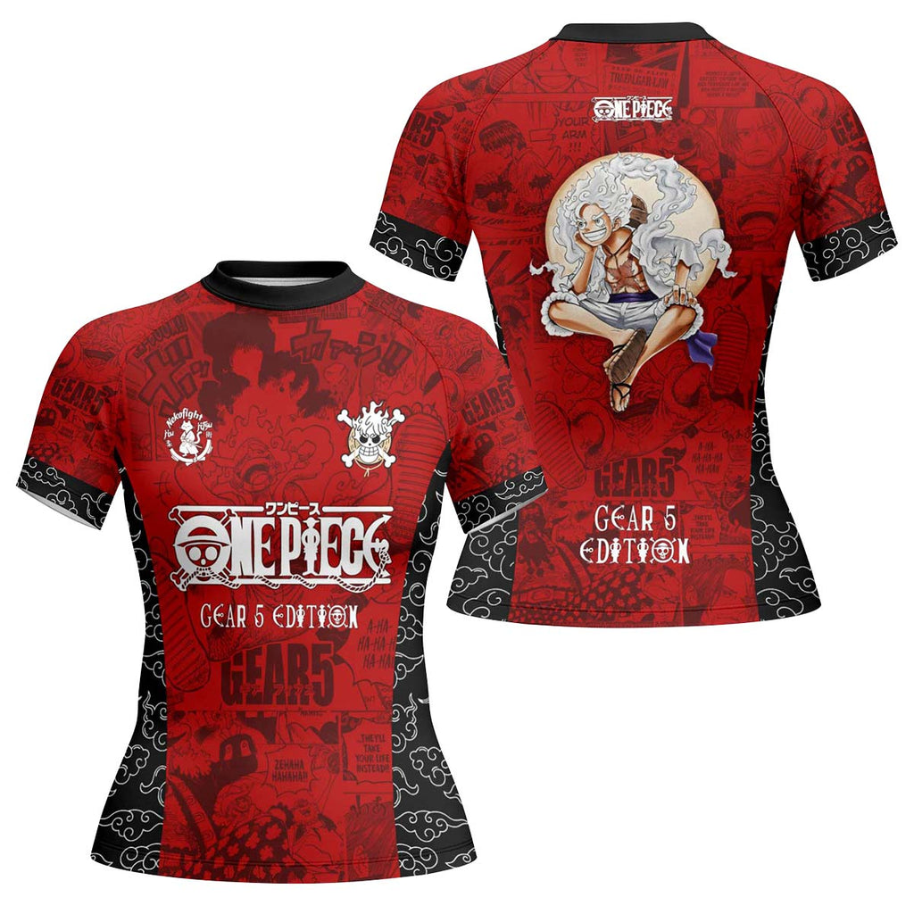 One Piece Luffy Gear 5 Rash Guard