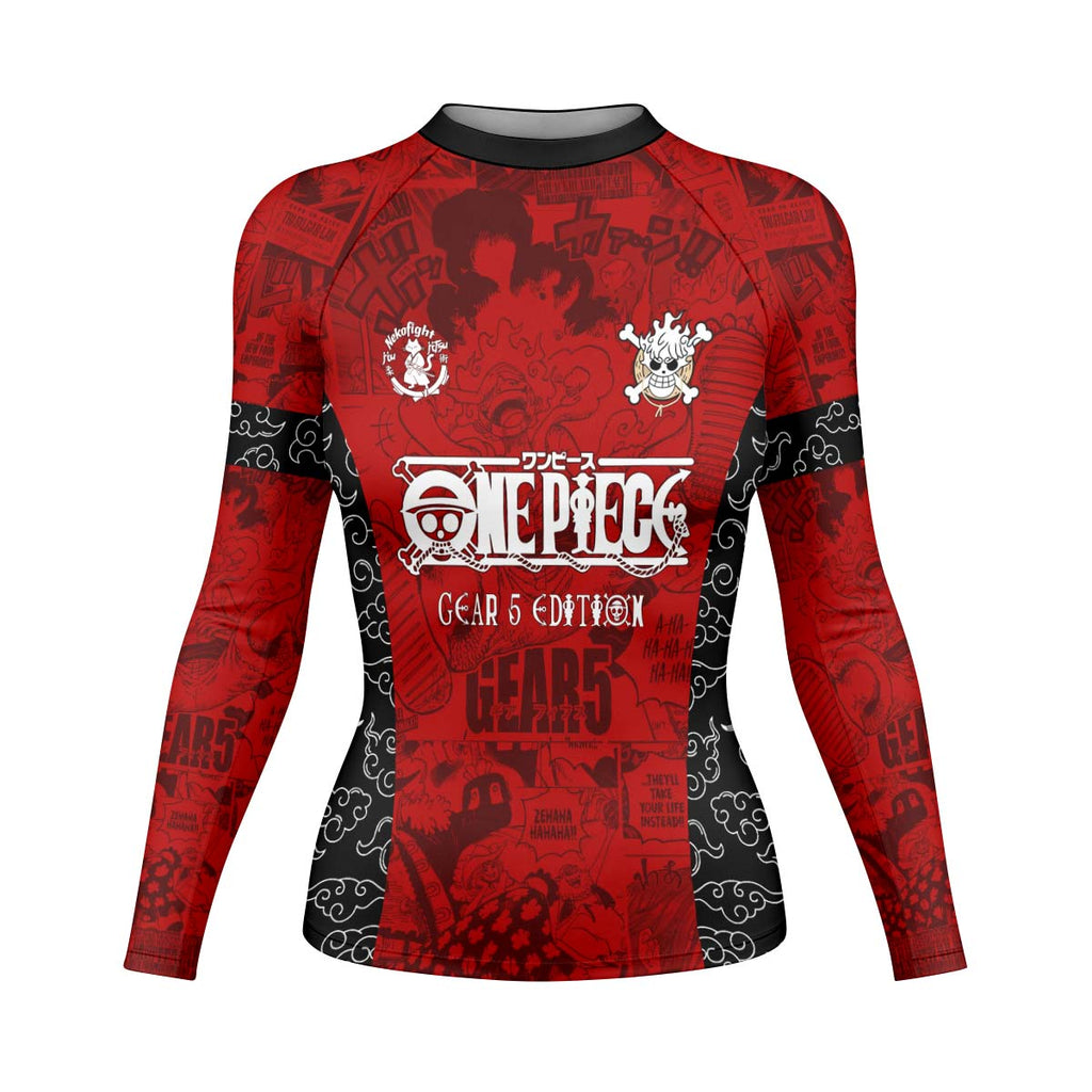 One Piece Luffy Gear 5 Rash Guard
