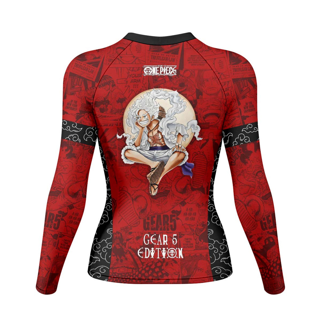 One Piece Luffy Gear 5 Rash Guard