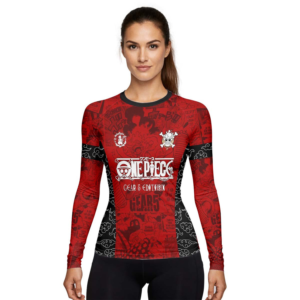 One Piece Luffy Gear 5 Rash Guard