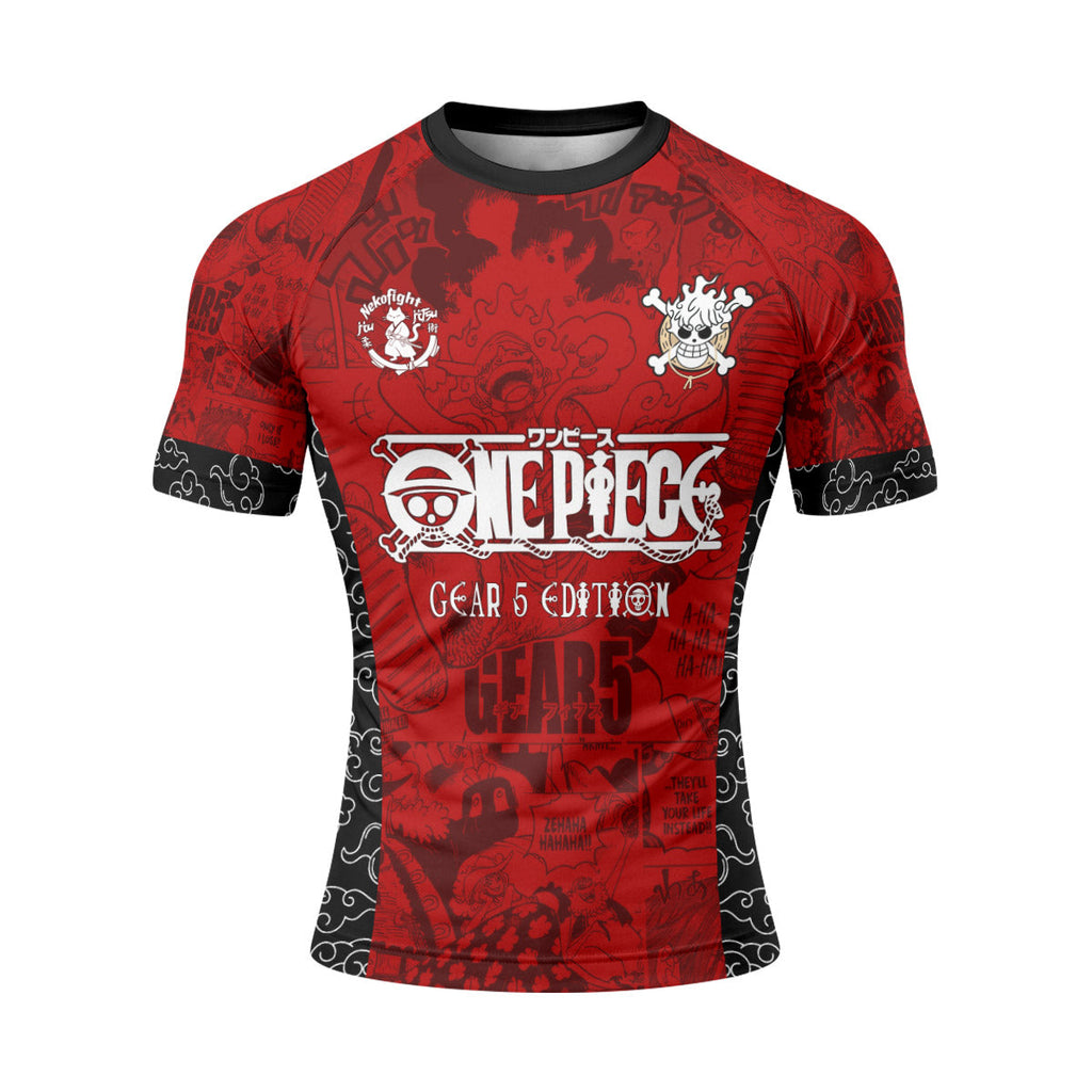 One Piece Luffy Gear 5 Rash Guard