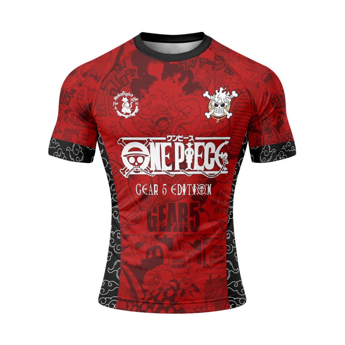 One Piece Luffy Gear 5 Rash Guard