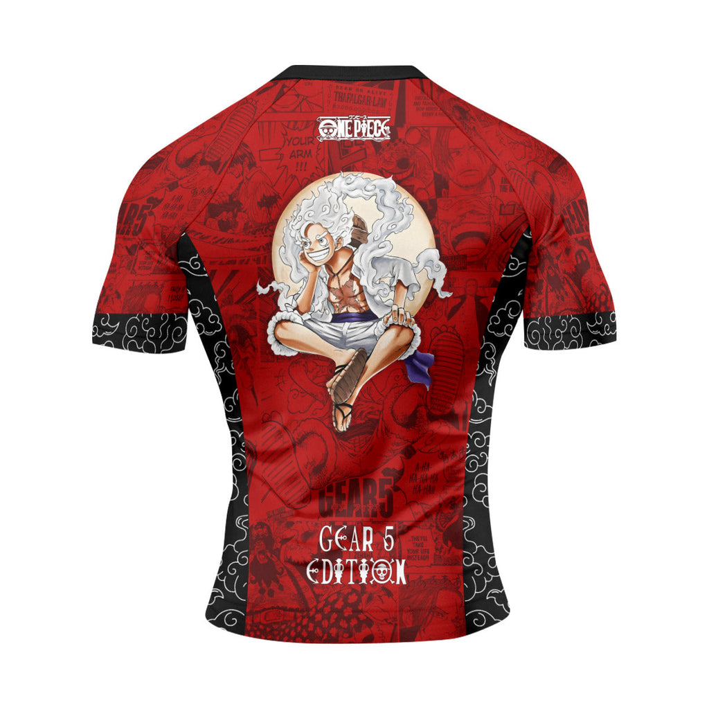 One Piece Luffy Gear 5 Rash Guard