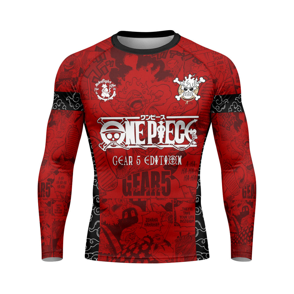 One Piece Luffy Gear 5 Rash Guard