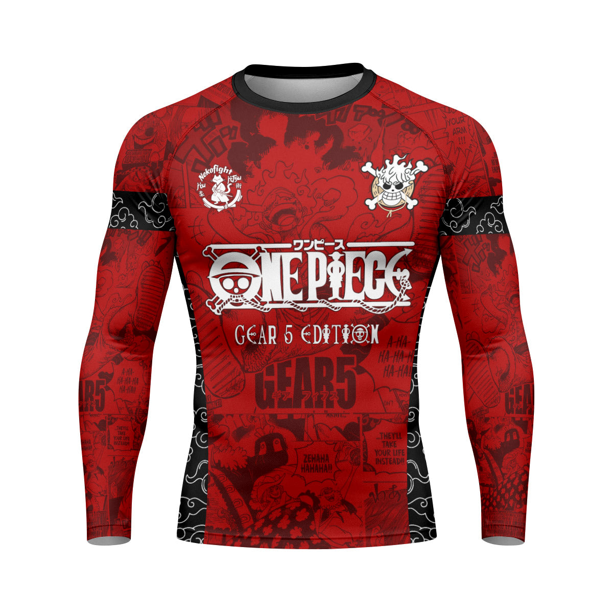 One Piece Luffy Gear 5 Rash Guard