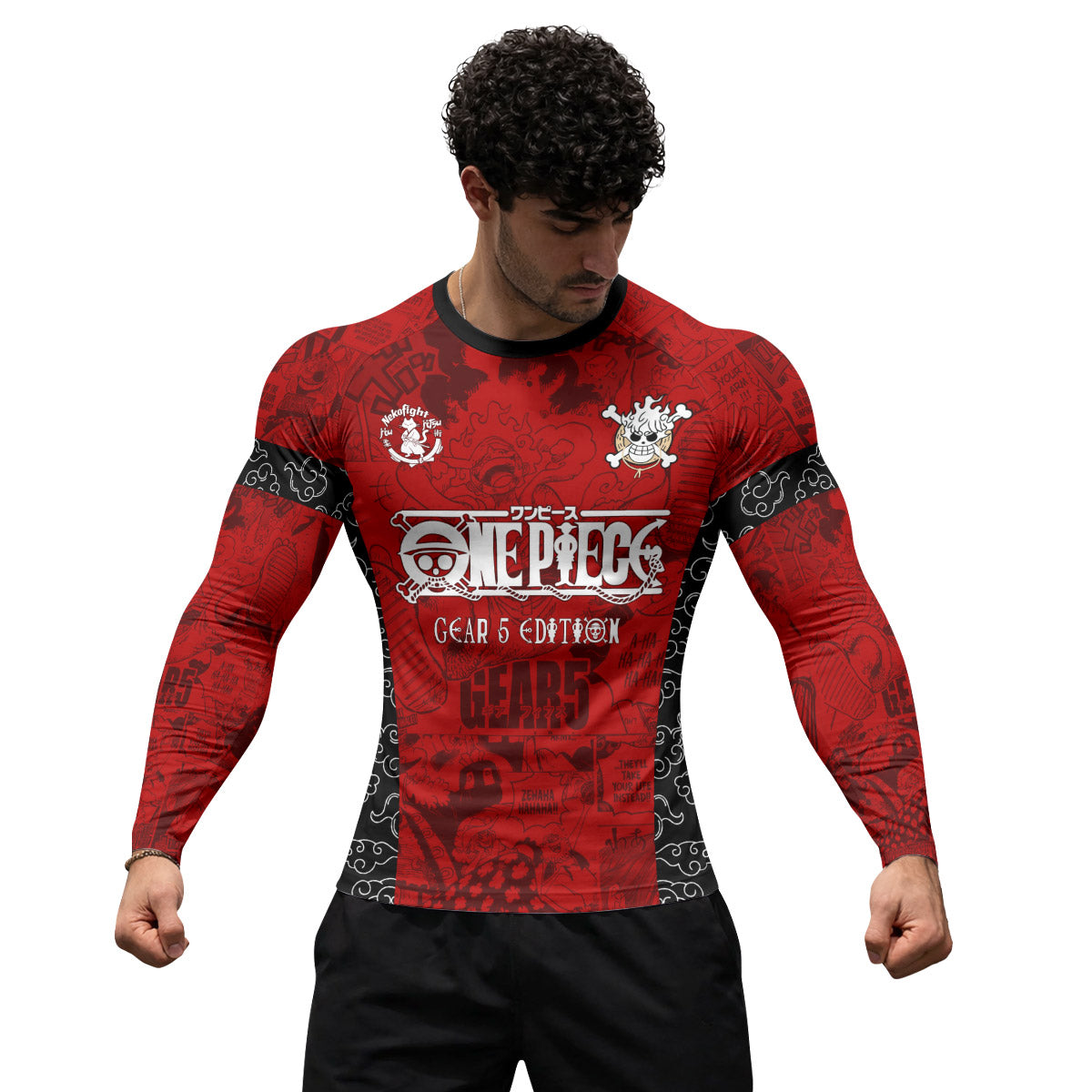 One Piece Luffy Gear 5 Rash Guard
