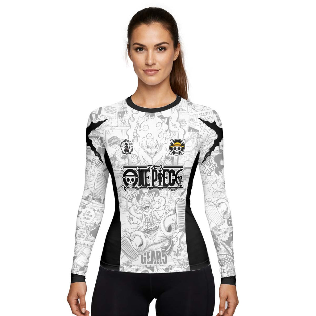 One Piece Manga Rash Guard