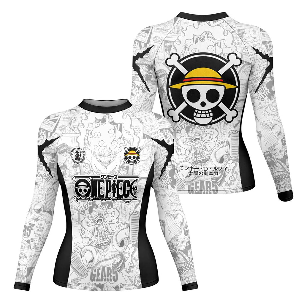 One Piece Manga Rash Guard