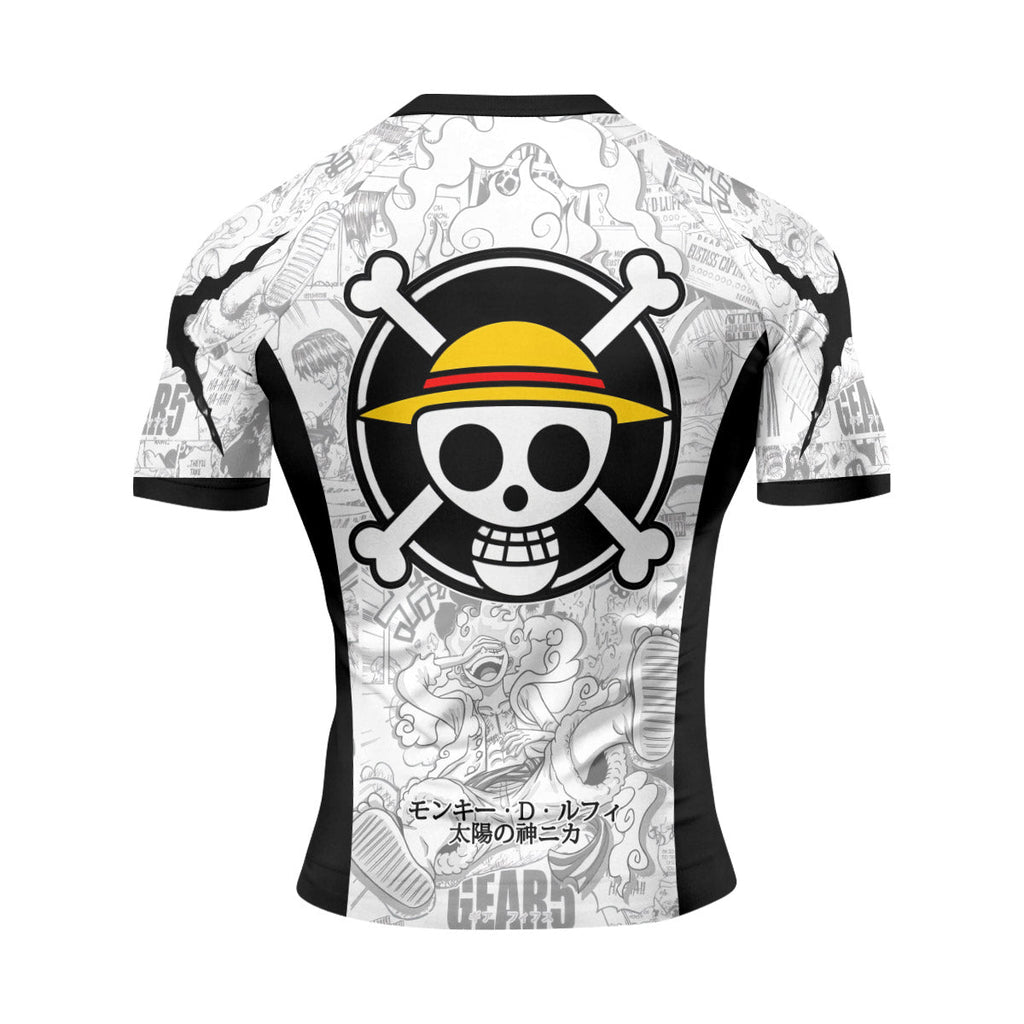 One Piece Manga Rash Guard