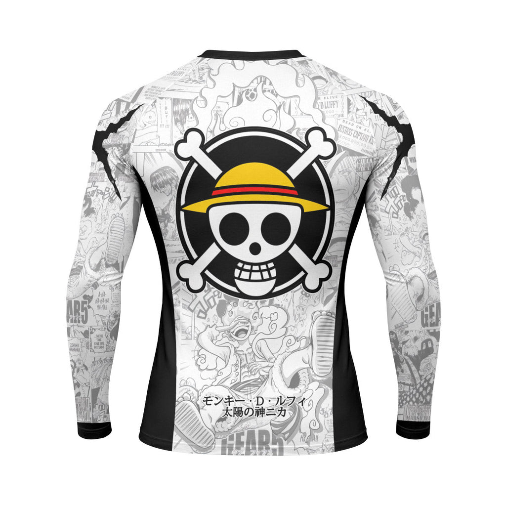 One Piece Manga Rash Guard