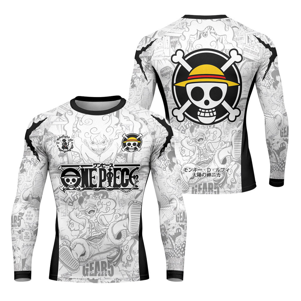 One Piece Manga Rash Guard