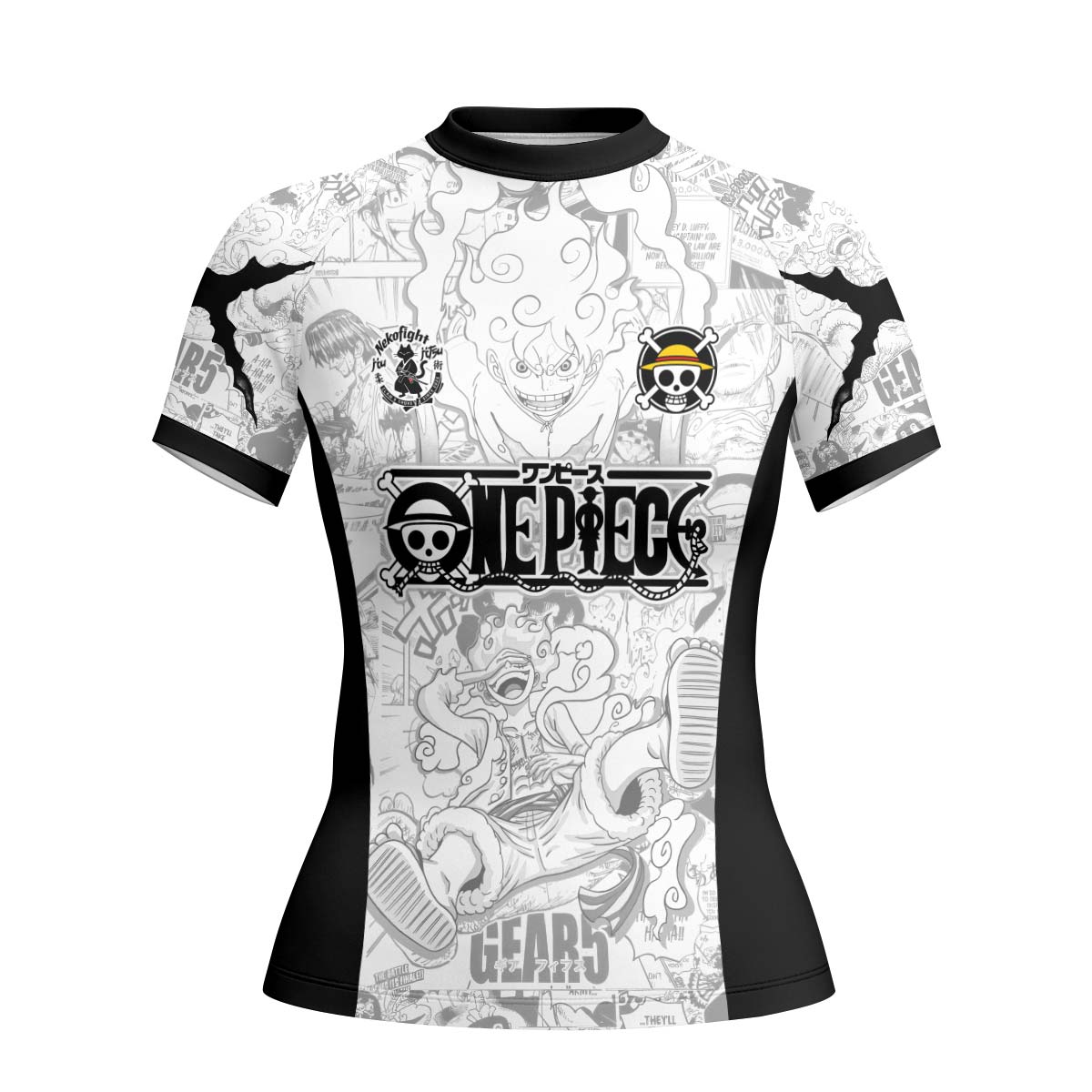 One Piece Manga Rash Guard
