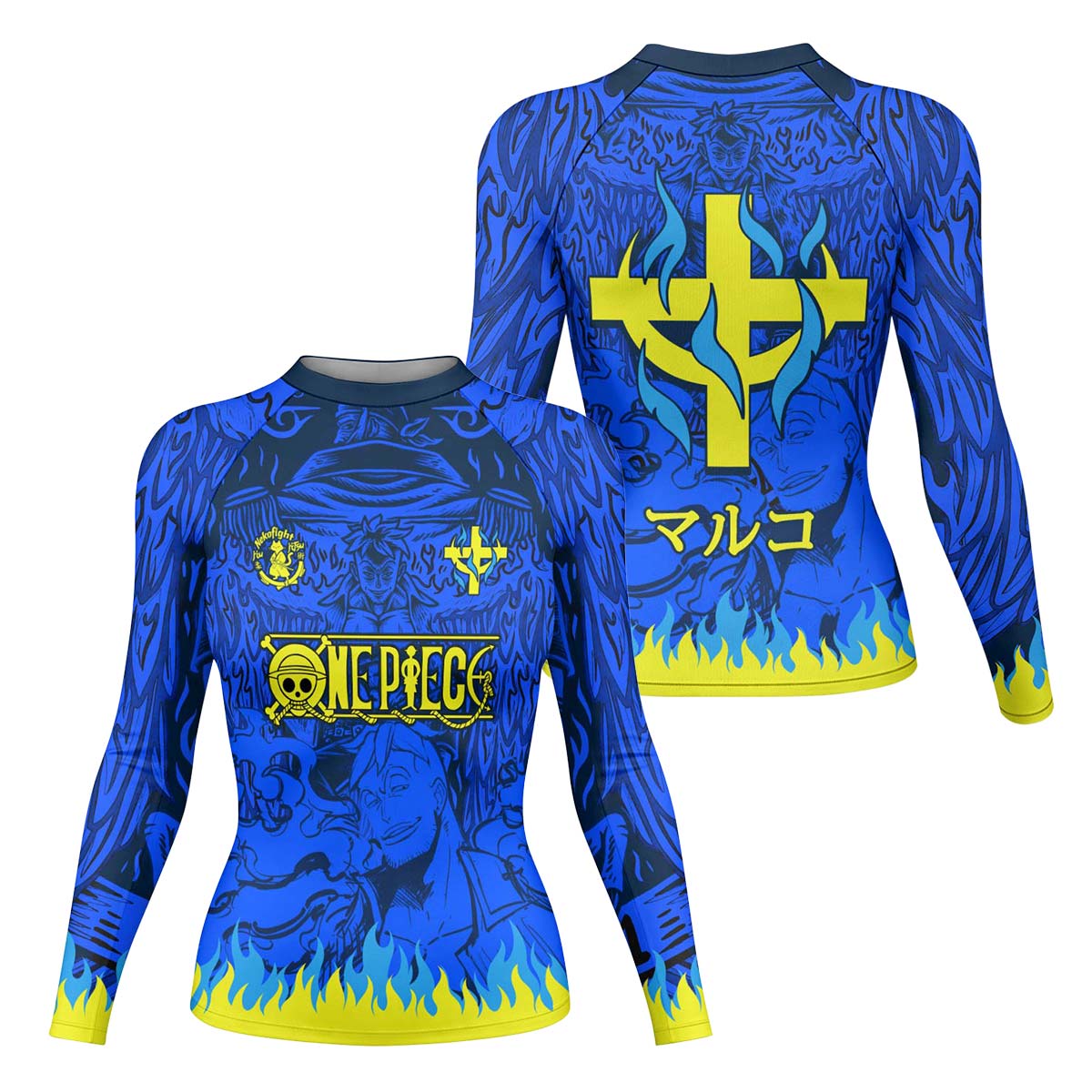 One Piece Marco Phoenix Rash Guard