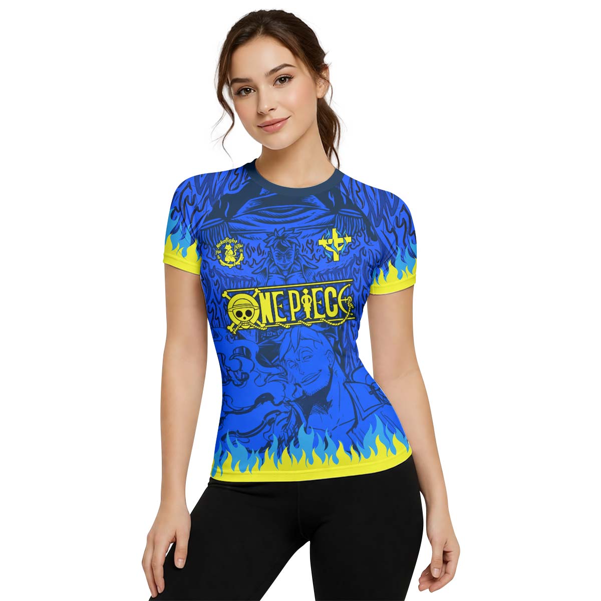 One Piece Marco Phoenix Rash Guard
