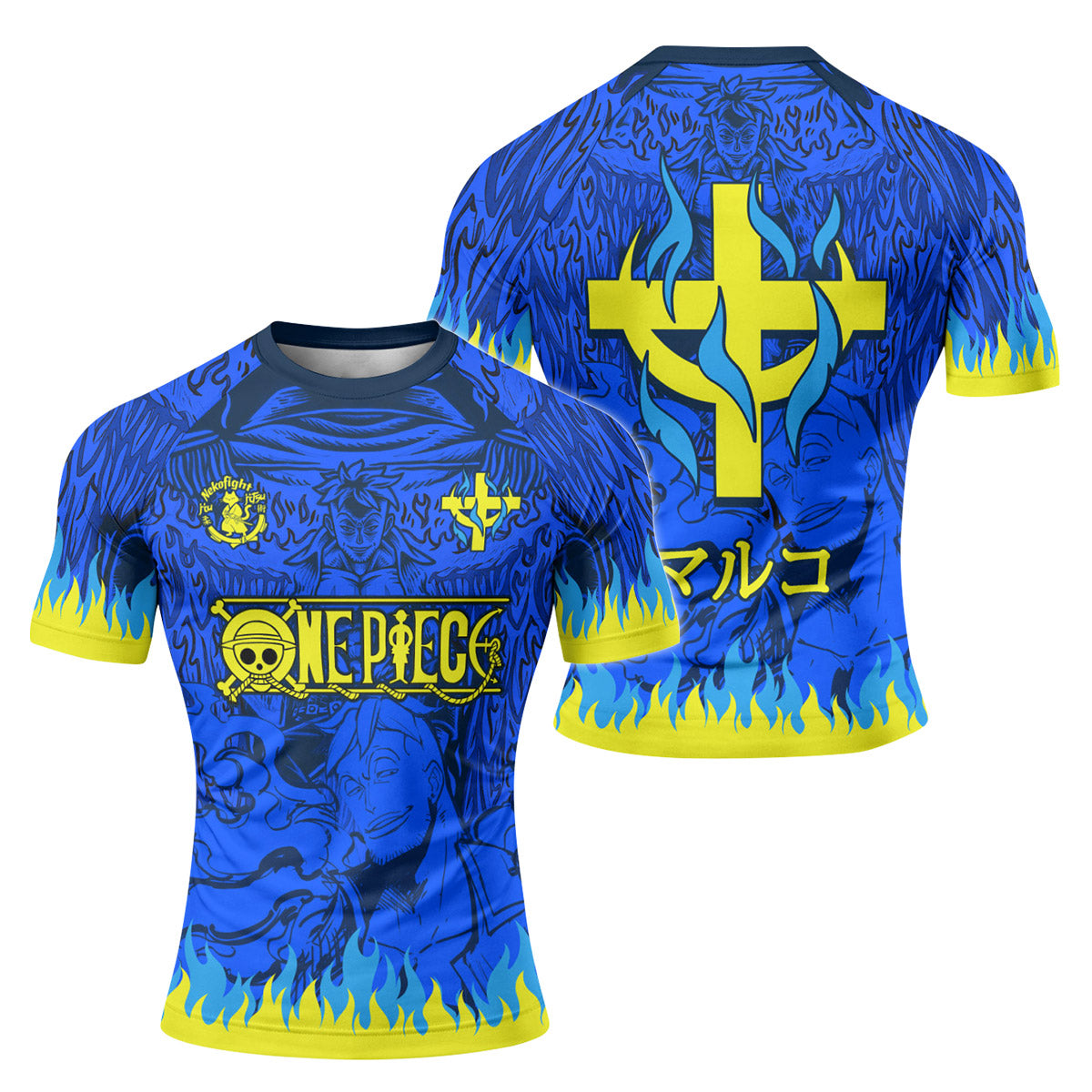 One Piece Marco Phoenix Rash Guard