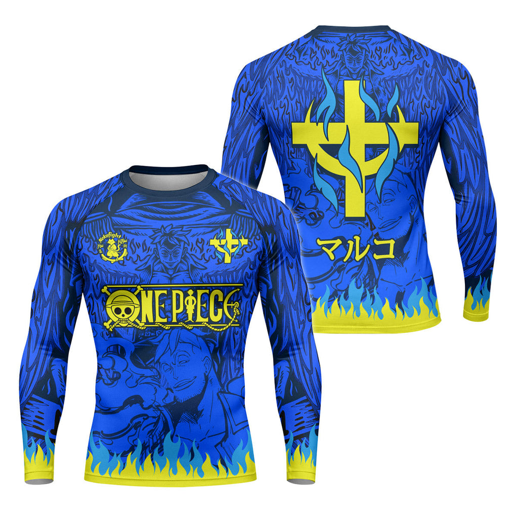 One Piece Marco Phoenix Rash Guard