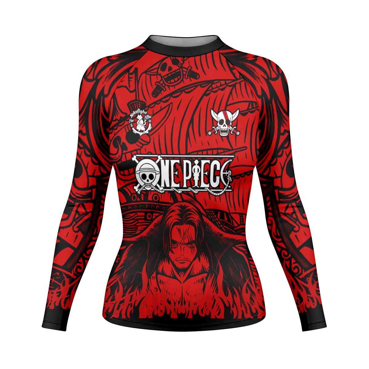 One Piece Red Haired Shanks Rash Guard