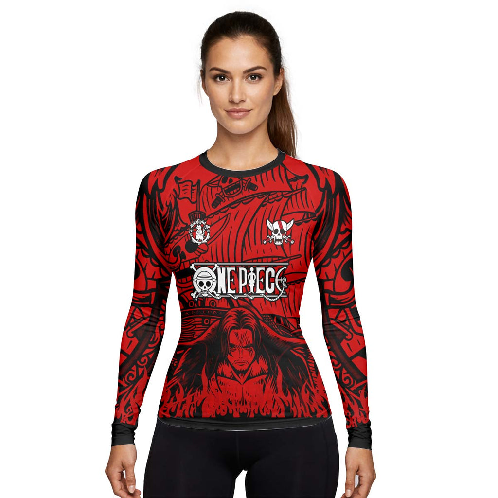 One Piece Red Haired Shanks Rash Guard