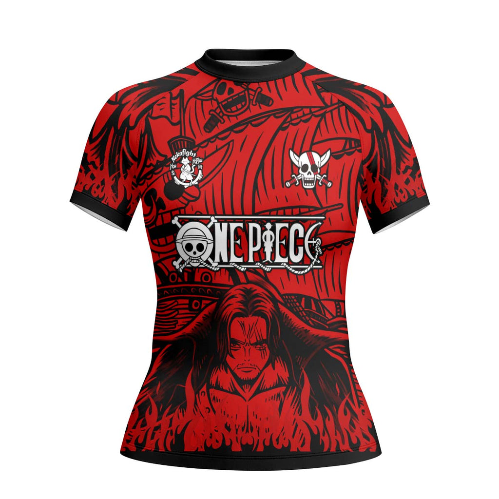 One Piece Red Haired Shanks Rash Guard