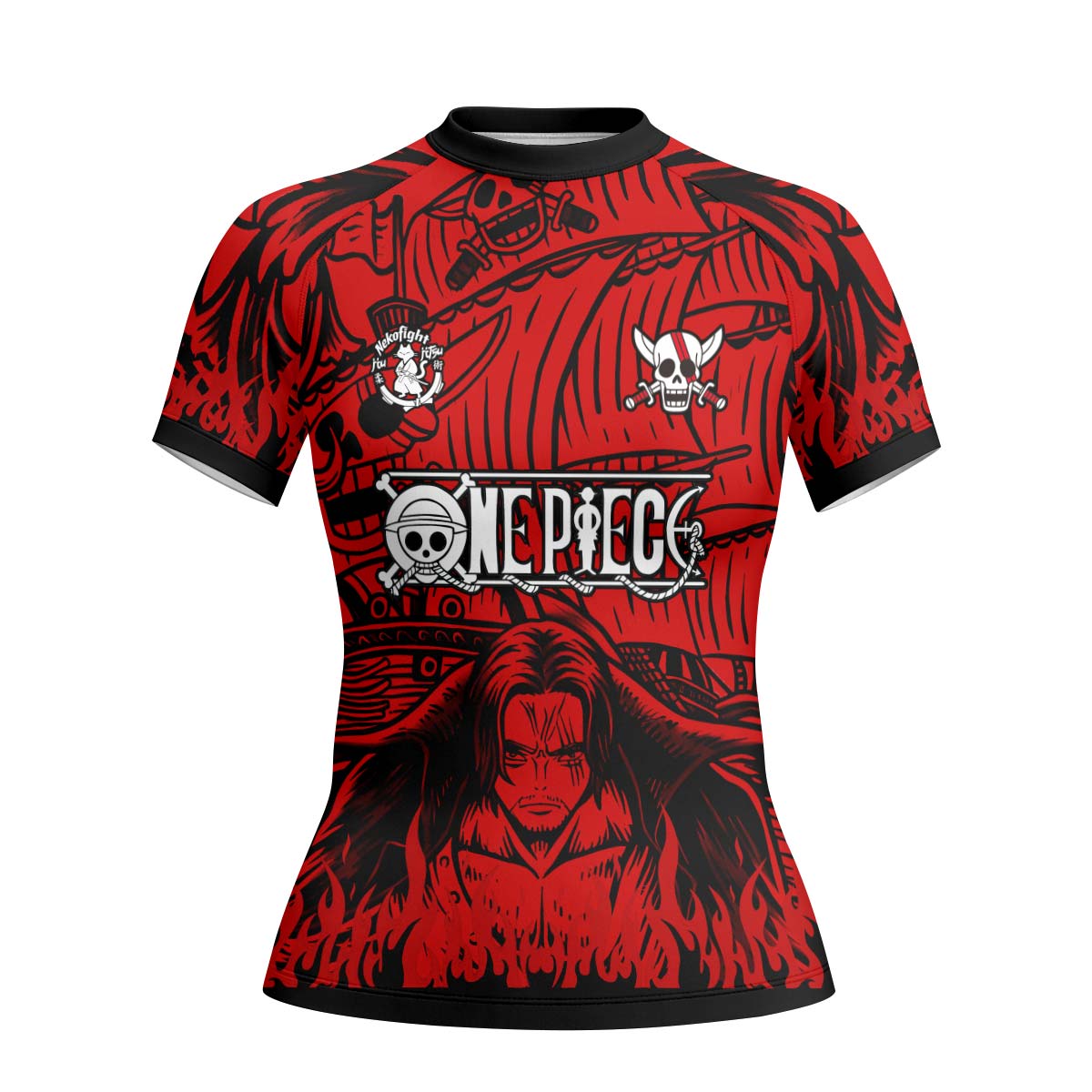 One Piece Red Haired Shanks Rash Guard