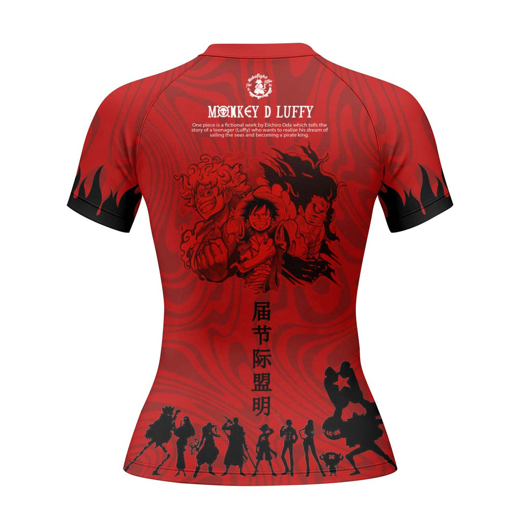 One Piece Straw Hat Rash Guard