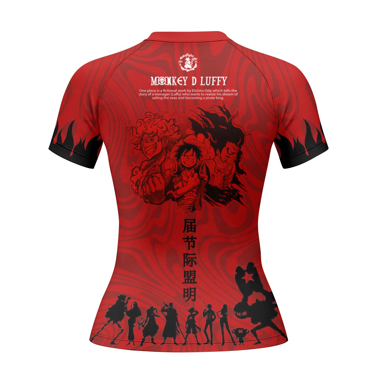 One Piece Straw Hat Rash Guard