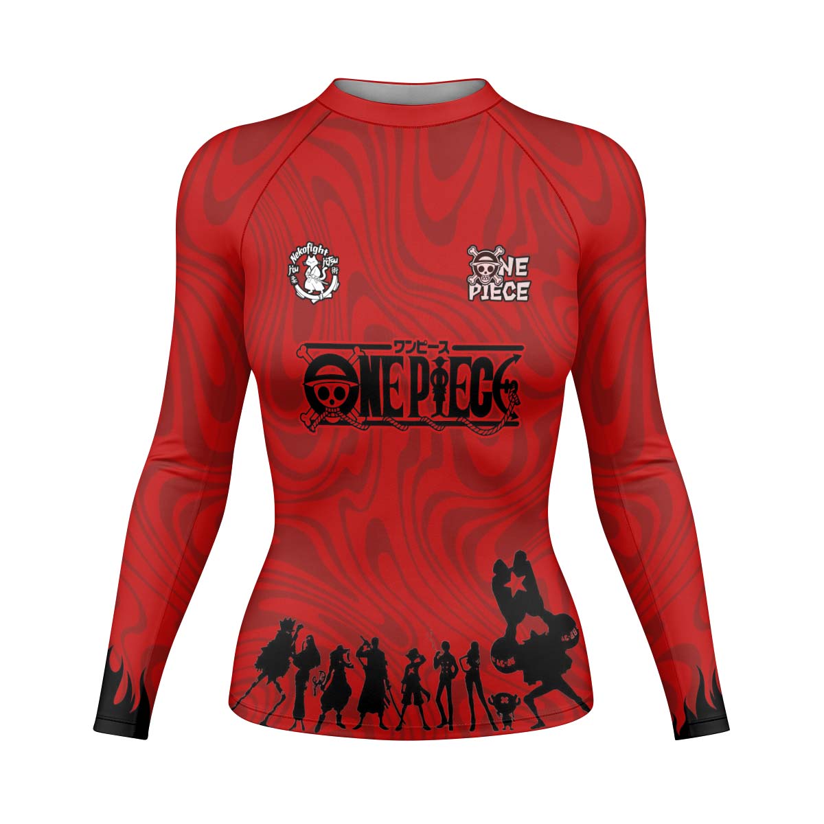 One Piece Straw Hat Rash Guard