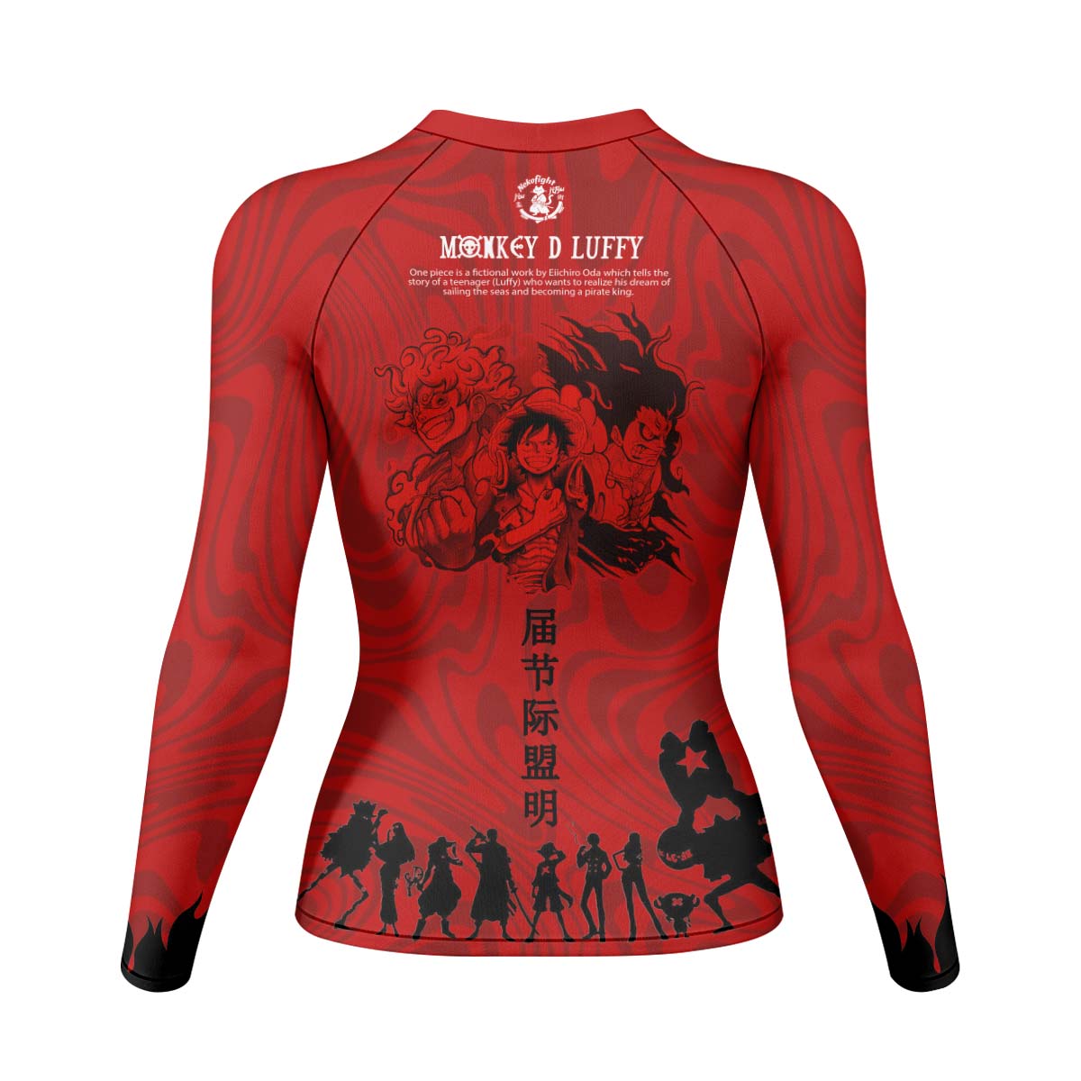 One Piece Straw Hat Rash Guard