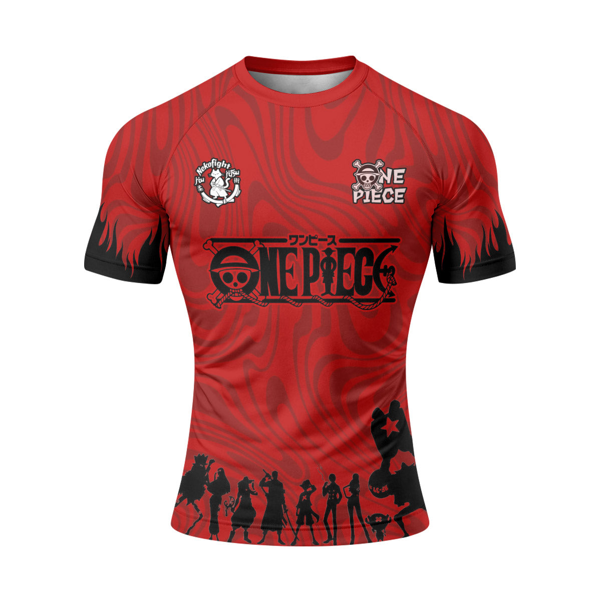One Piece Straw Hat Rash Guard